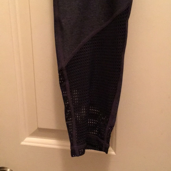 Zella Capris NWT Size Large with fun net detail - Picture 3 of 4